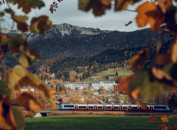 Zug - für eine nachhaltige Anreise in den Urlaub ins Hotel Dilly